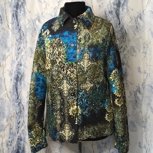 Vintage Reversible textured soft jacket great for travel